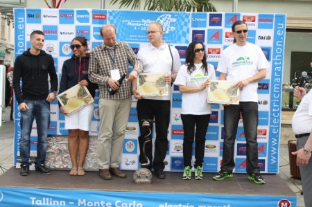 Electric Marathon Etappen Gewinner Preisverleihung
