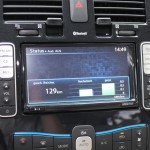 Nissan Leaf mulitfunktionales Touchscreen Infotainmentsystem Display