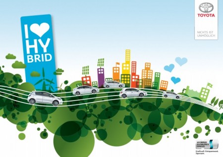 Toyota Hybrid Sommer Key Visual i love hybrid