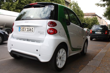 smart fortwo electric drive Rückansicht