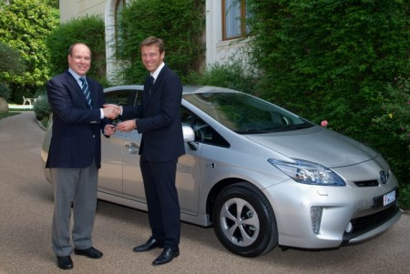 Fürst Albert von Monaco Toyota Prius Plug in Hybrid