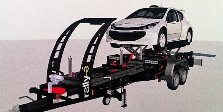 Anhänger Hebebühne Akkuwechsel Batterie