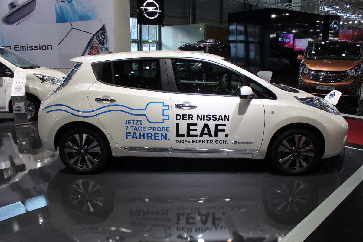 Vienna Autoshow 2015 Nissan Leaf
