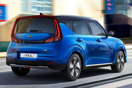 Kia e Soul Heck Seiten Ansicht